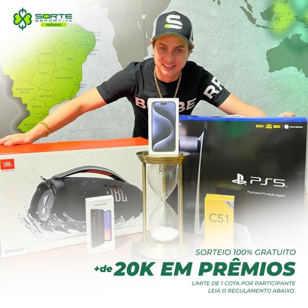 SORTEIO GRATUITO MAIS DE 20K 🤑  - PREMIAÇÃO PAGA